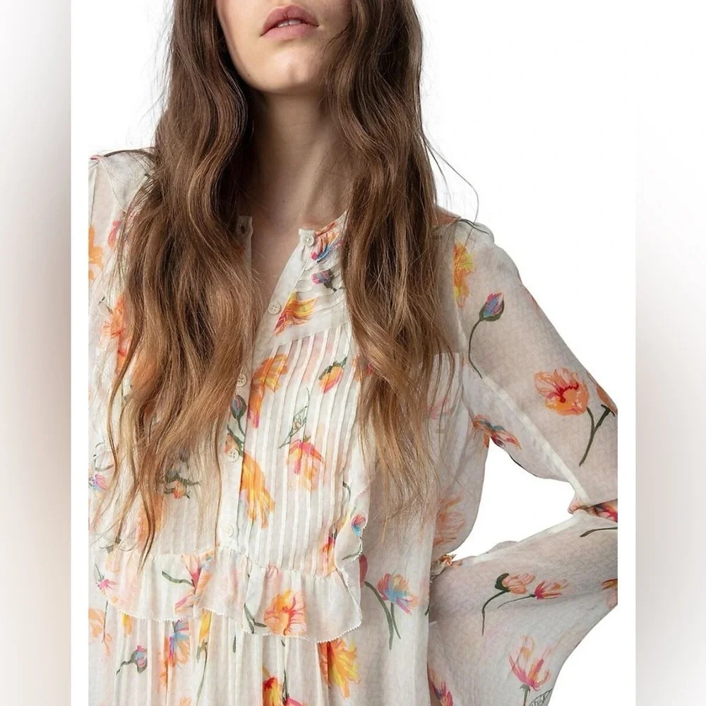 ✨RARE ZADIG & VOLTAIRE NWT RACKEL MINI DRESS— S - Picture 3 of 16